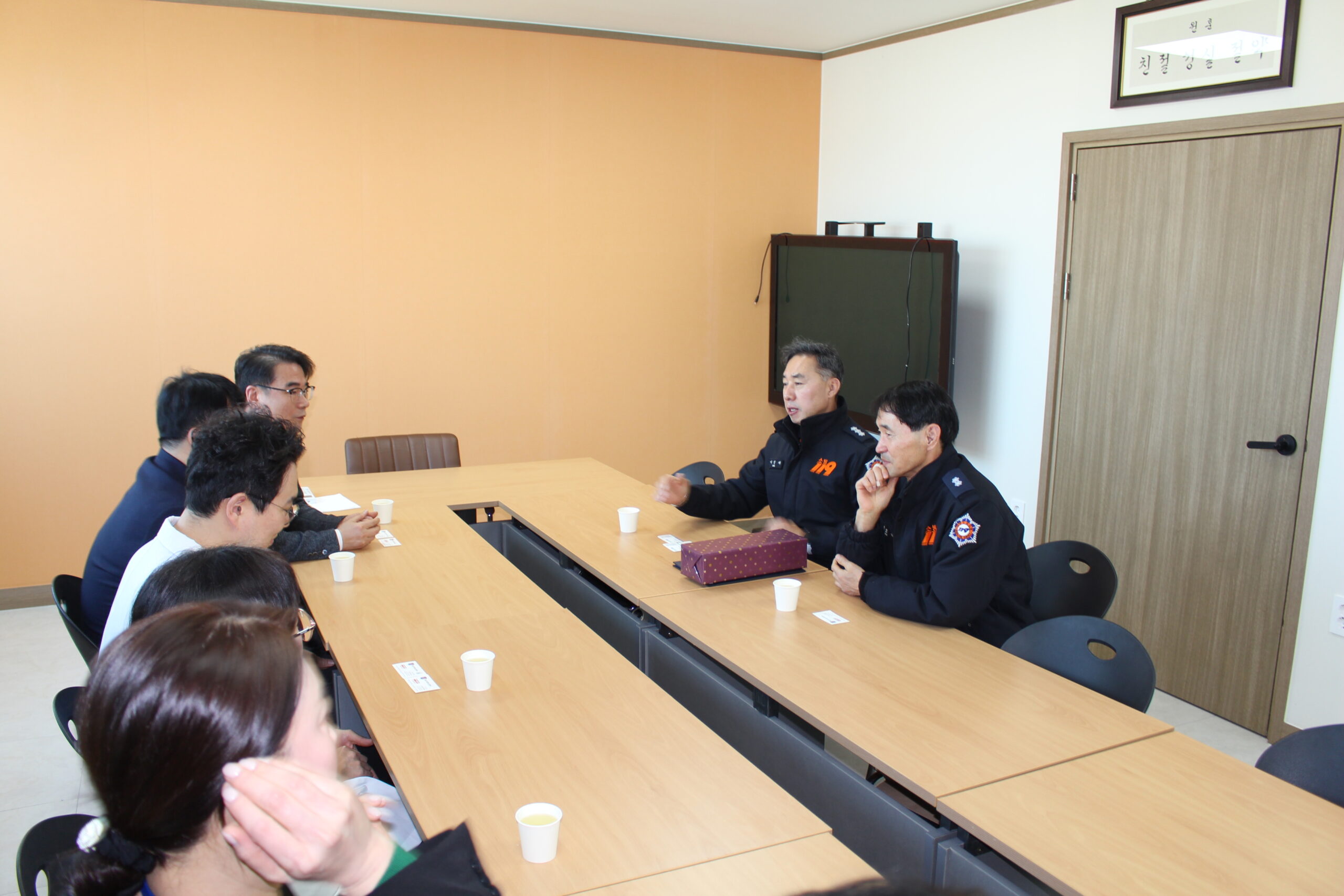 장동환 병원장님 소방청장 표창 전달식