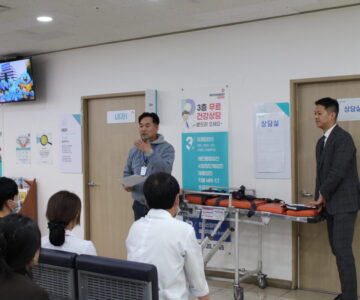 병원 자체 소방 훈련 진행